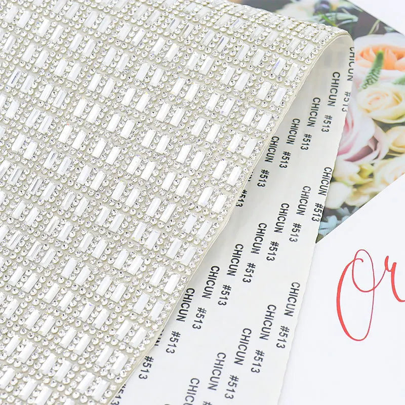 Rhinestone Sticker Sheet 24×40cm – Glitter Gem DIY Crafts