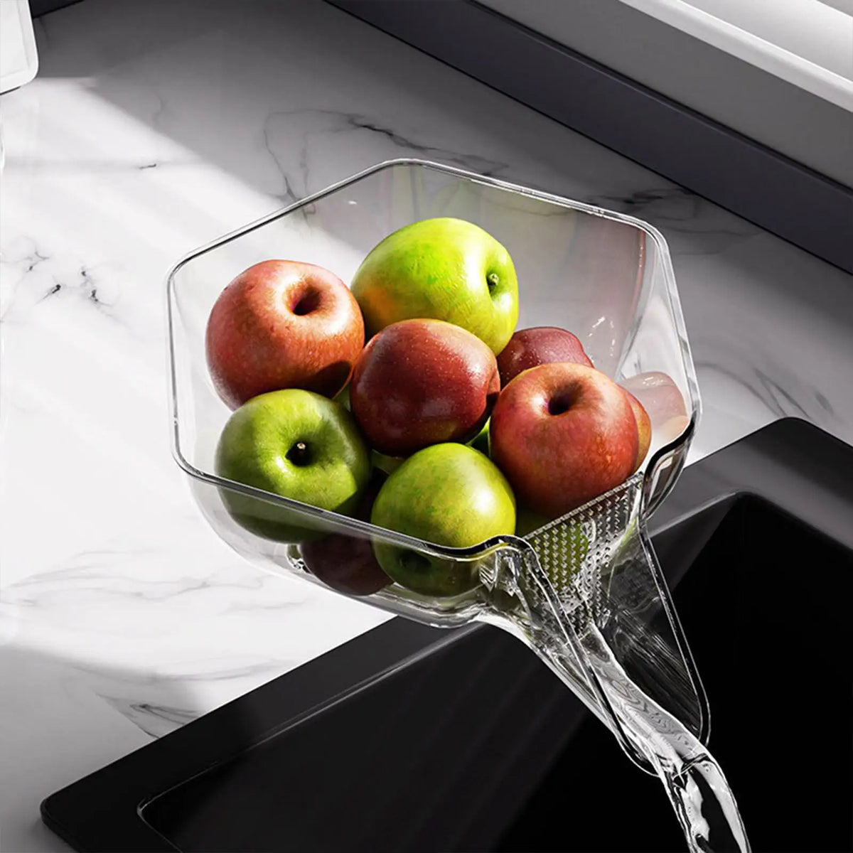 Kesoto Kitchen Colander Strainer Basket – Fruit & Veggie Bowl