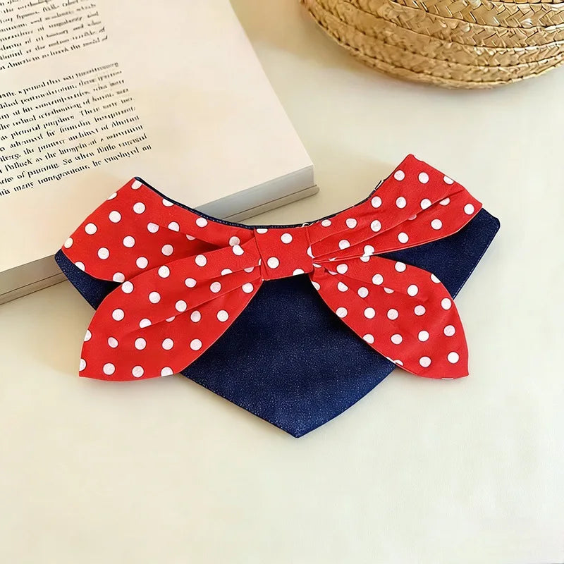 Pet Triangle Scarf Bib – Cat & Dog Bandana 3 Cute Patterns
