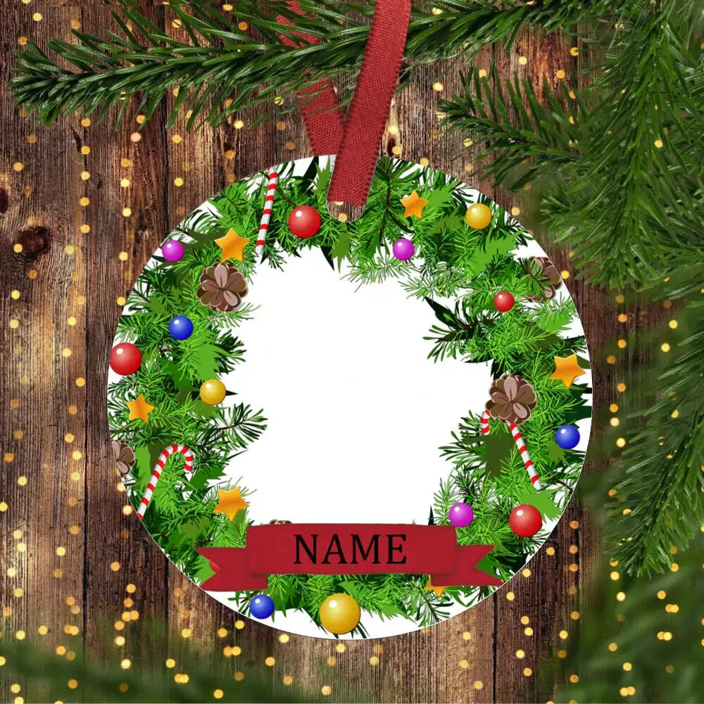 Personalized Baby's 1st Christmas Ceramic Photo Ornament