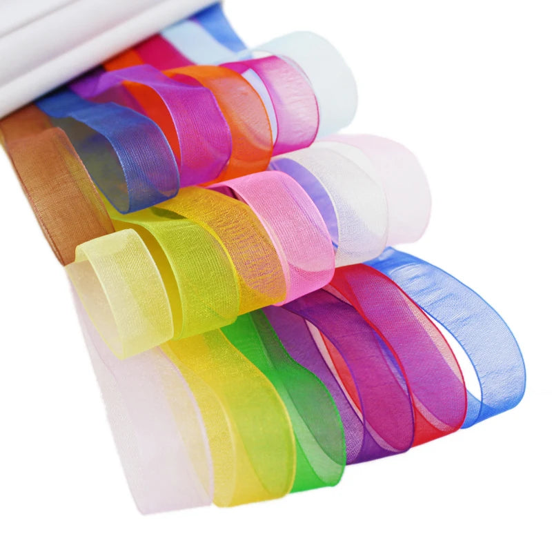 12mm Organza Ribbon 50 Yards – Gift Wrapping & Holiday Decor