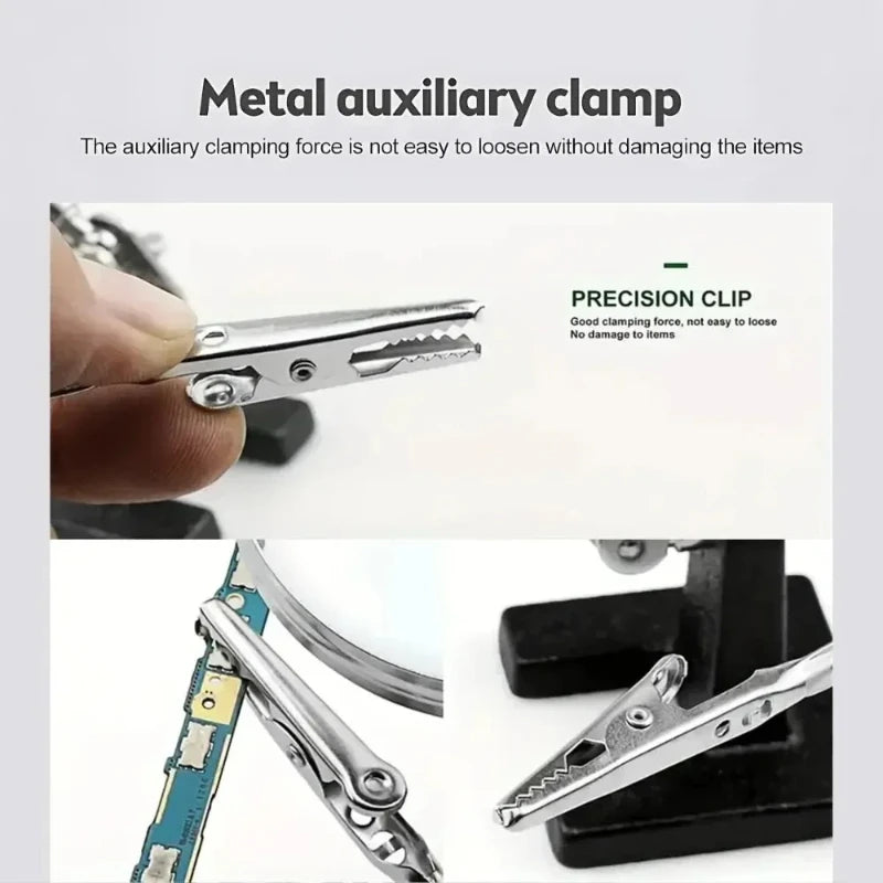 Helping Hands Soldering Station with 5X Magnifying Glass