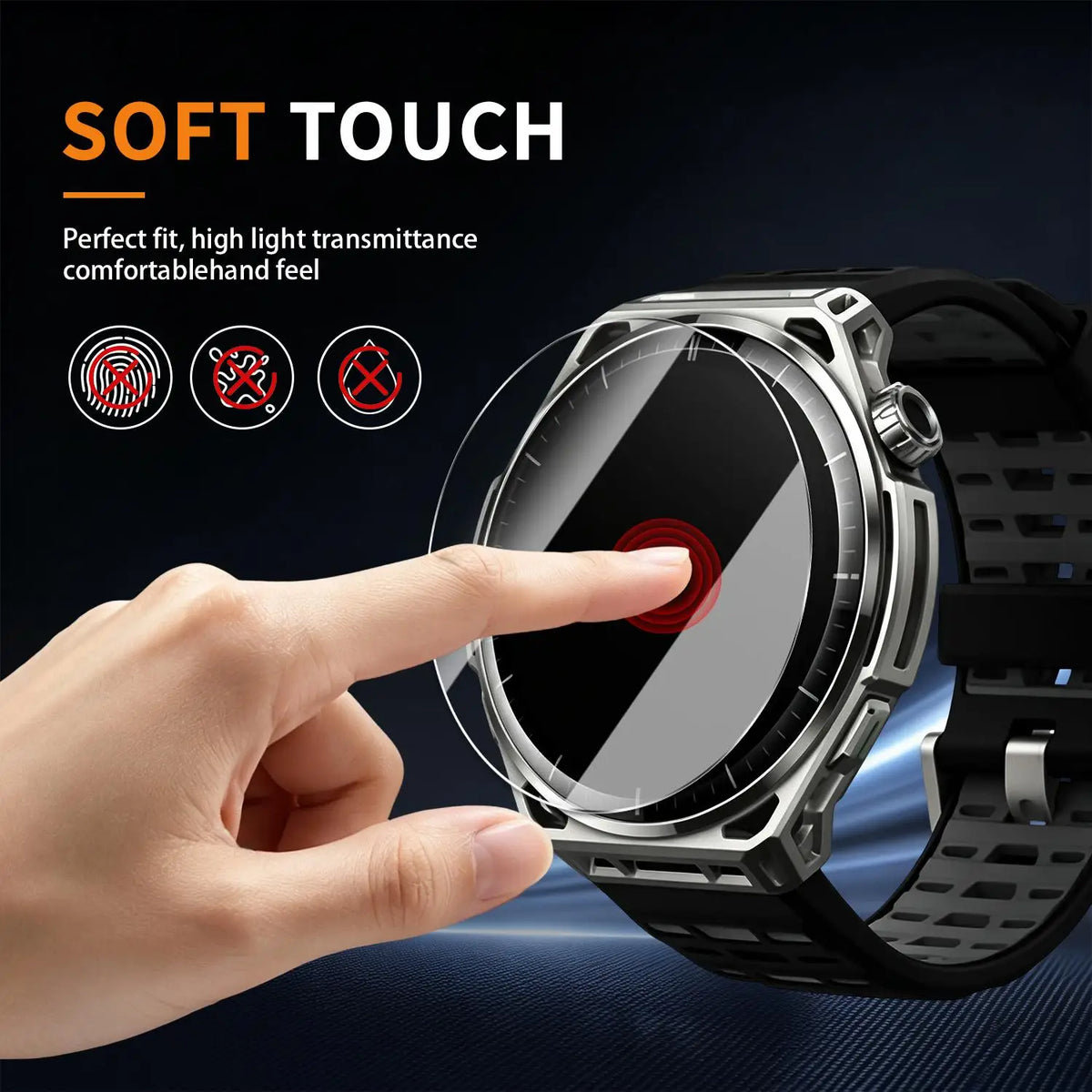 Amazfit Balance Ultra Tempered Glass Screen Protector