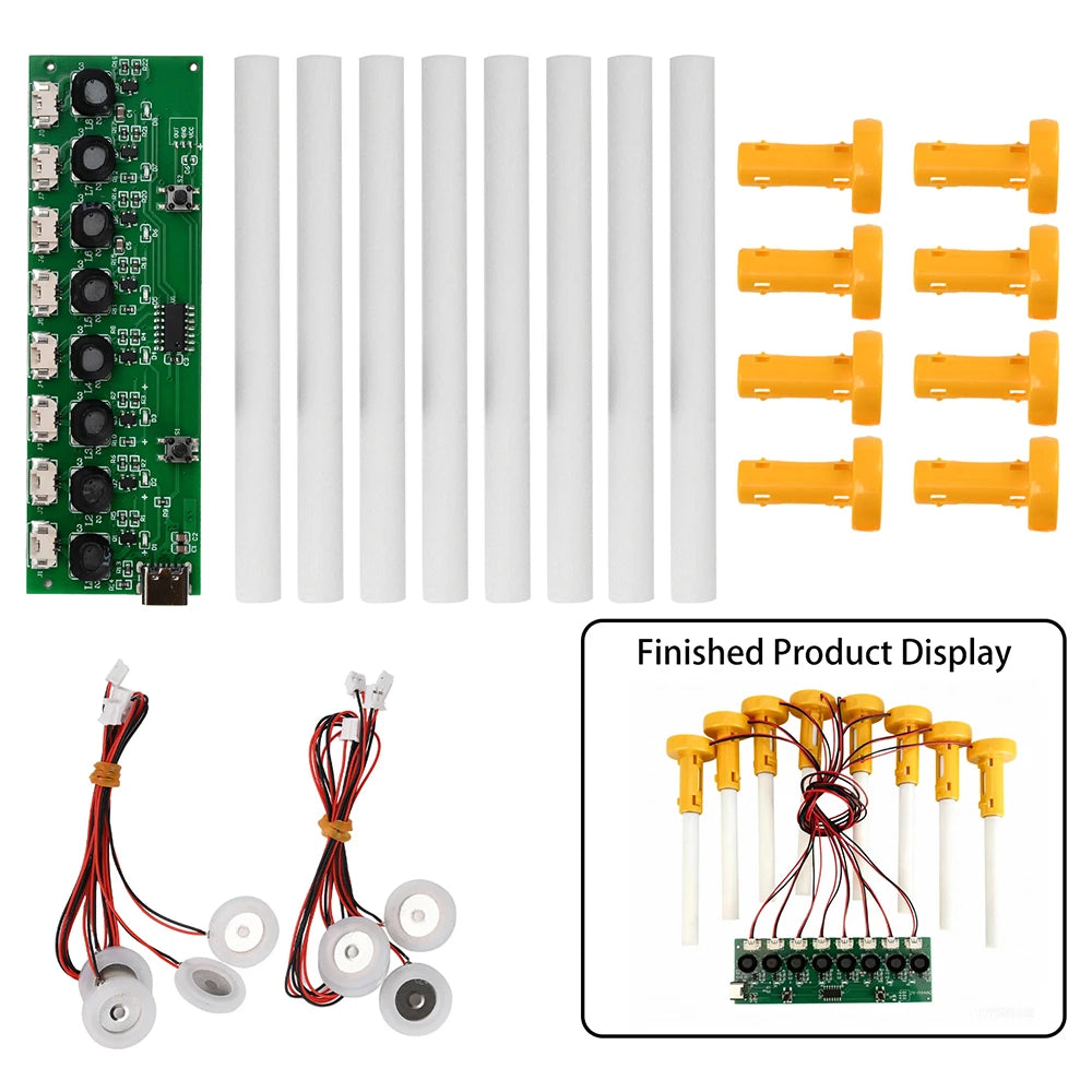 DC 5V 8-Nozzle Ultrasonic Humidifier DIY Module | Type-C