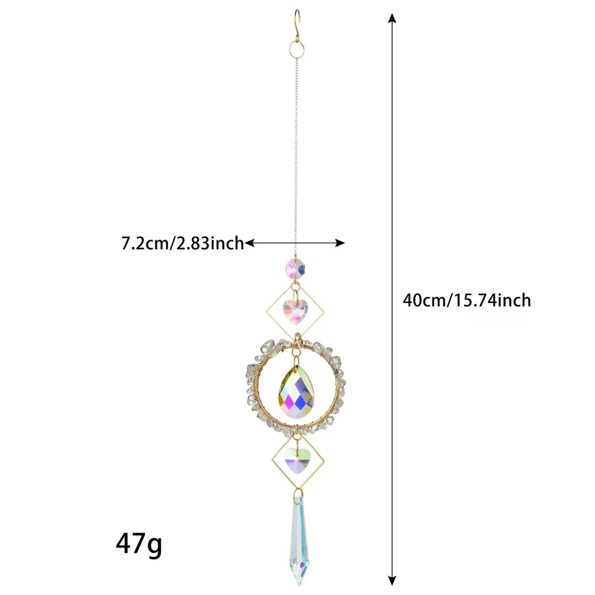 Rainbow Crystal Suncatcher Prism Window Hanging Ornament