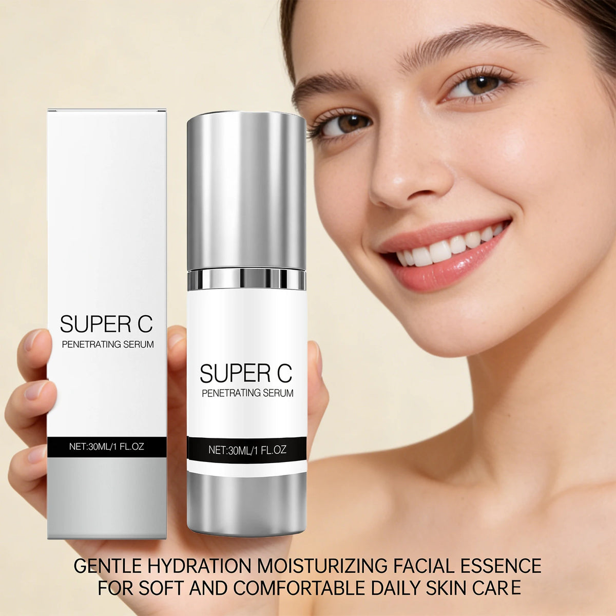 Vitamin C Brightening Face Serum – Firming & Hydrating