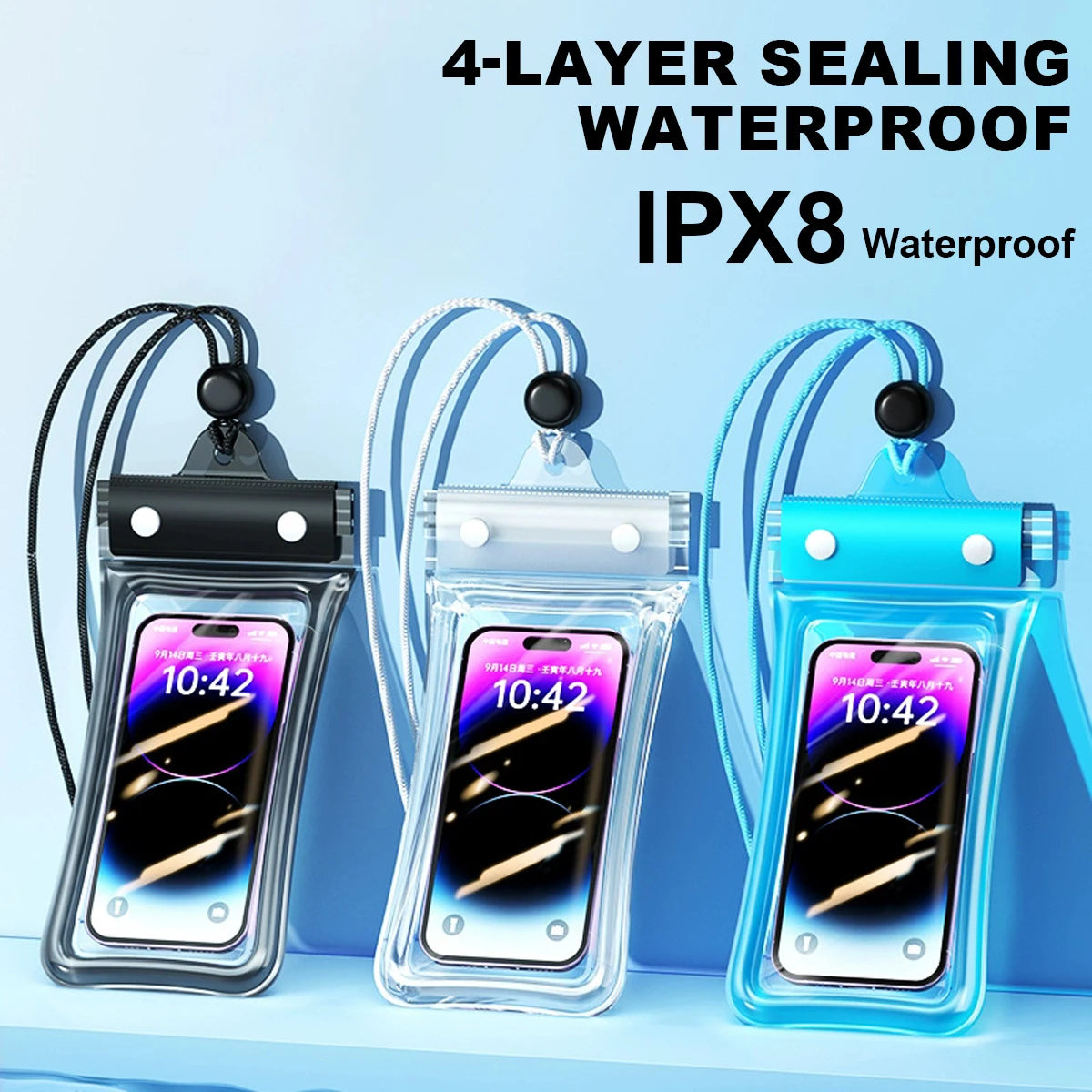 Waterproof Phone Pouch – Universal Underwater PVC Case