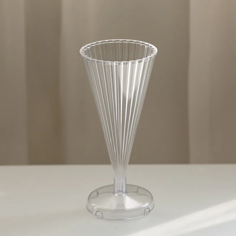 Striped Conical Acrylic Candle Mold – DIY Candle Making Tool