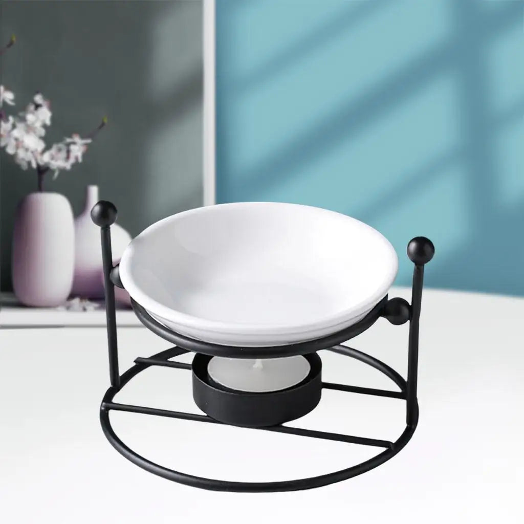 Ceramic Essential Oil Burner & Wax Melt Diffuser | Home Decor