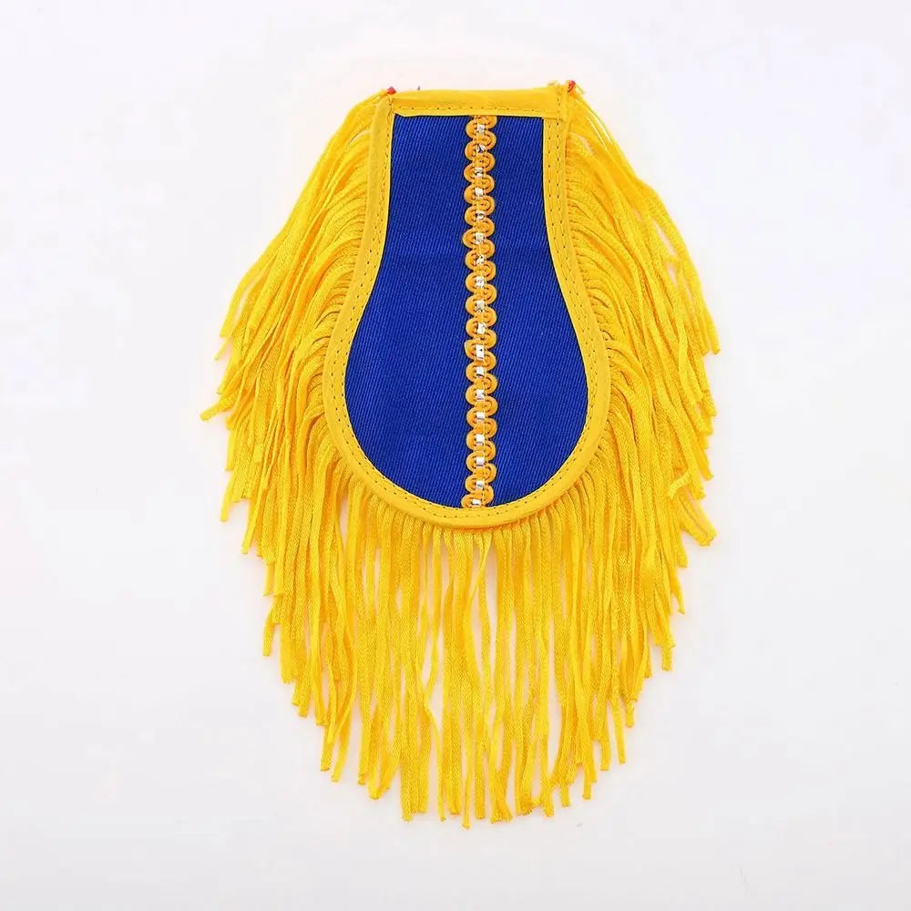 Colorful Tassel Fringe Epaulette Shoulder Pads – 1 Pair