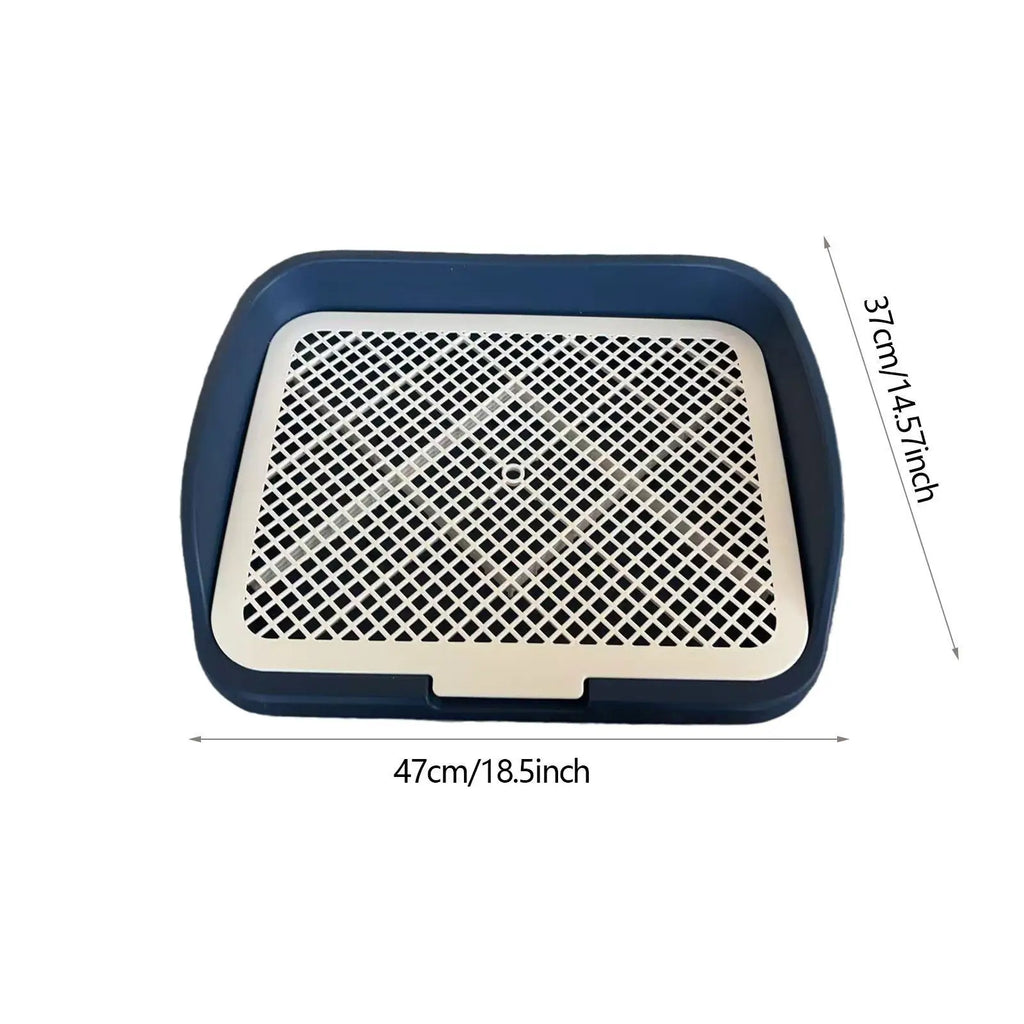 Dog Potty Training Tray Anti-Slip with Column | Puppy Pad Holder