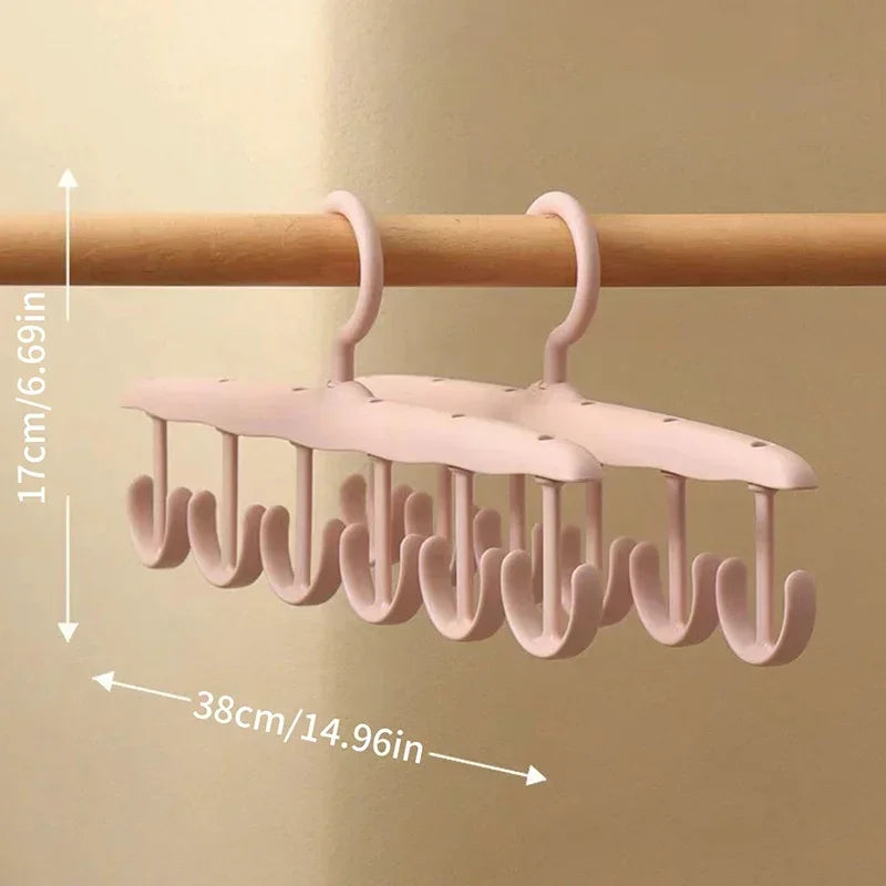 360° Rotating 12-Hook Hanger | Space-Saving Closet Organizer