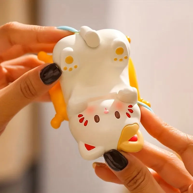Cute Cat Phone Stand – Kawaii Animal Desk Decor & Mobile Holder