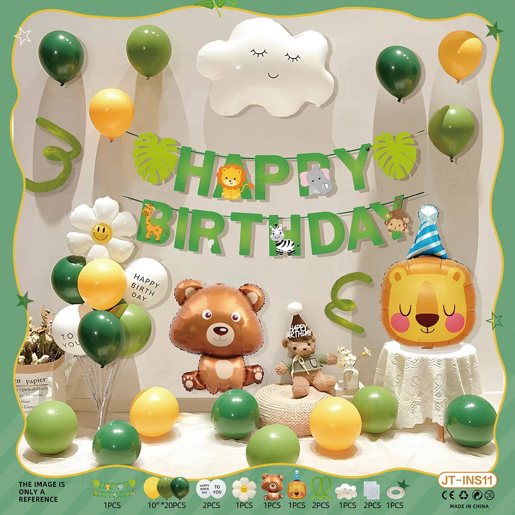 Kids Birthday Balloon Decoration Set – Boys & Girls Party