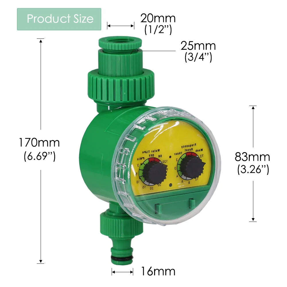 Programmable Garden Water Timer – Auto Faucet Hose Controller