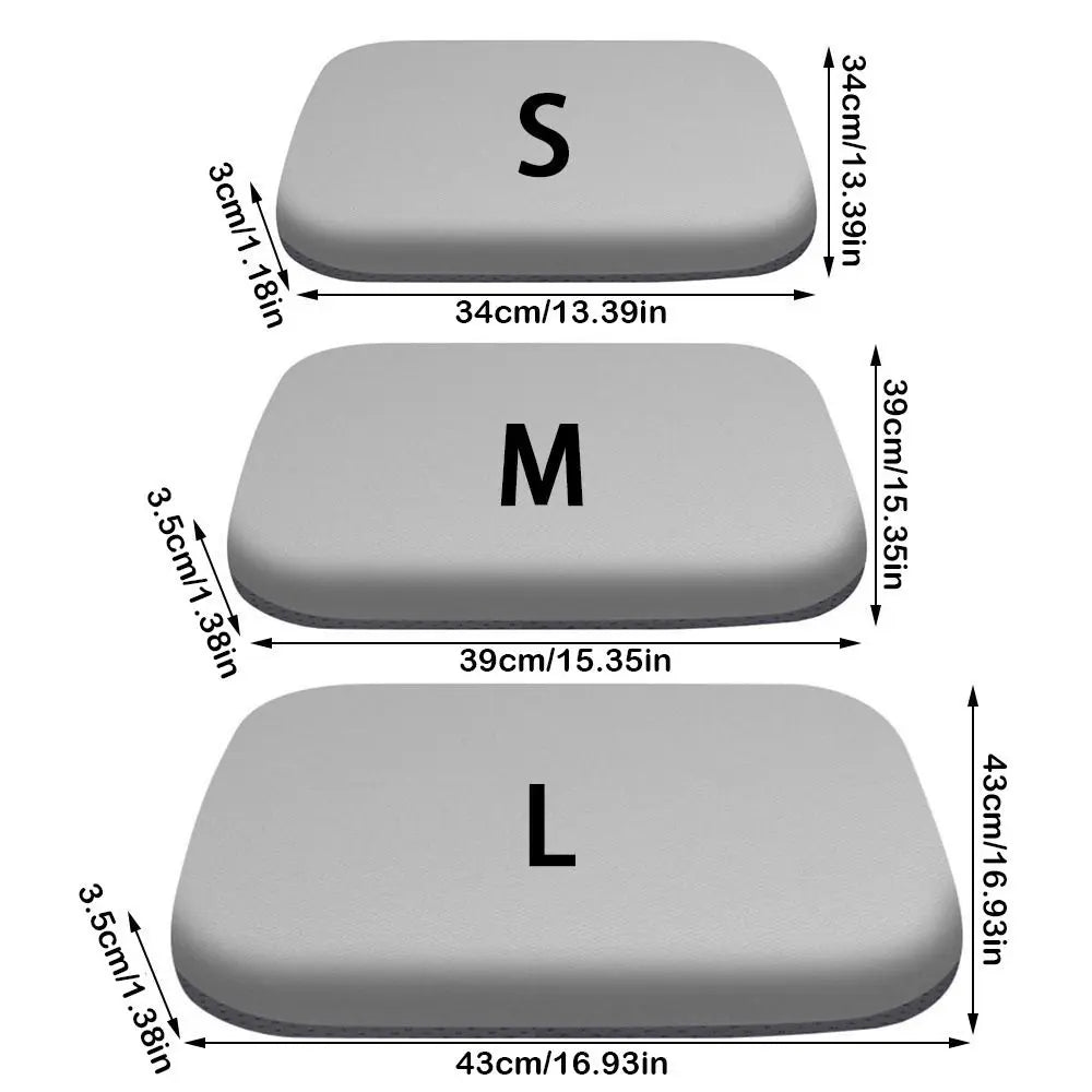 Memory Foam Seat Cushion | Breathable Anti-Slip Chair Pad