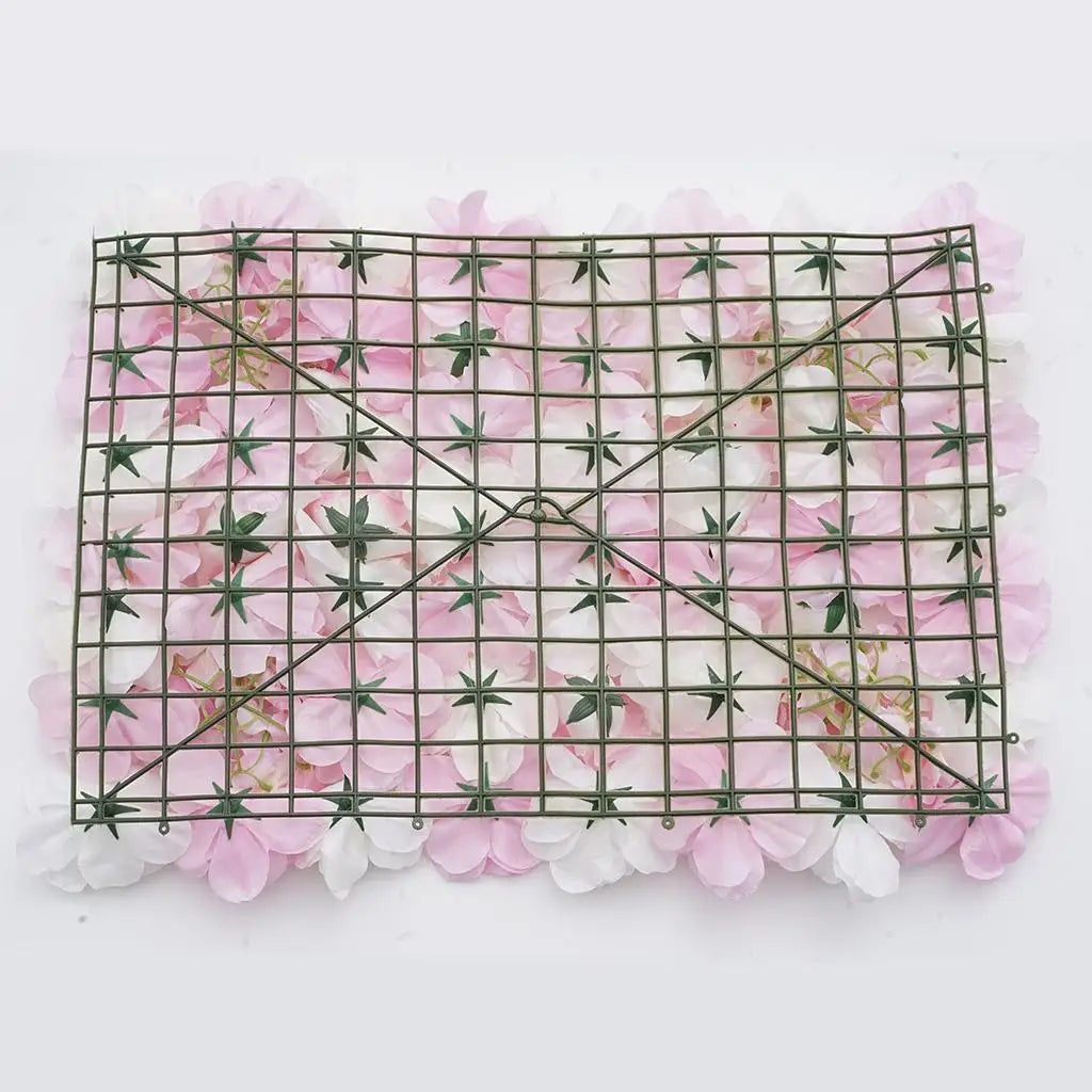 Silk Artificial Flower Wall Panel – Wedding & Party Backdrop