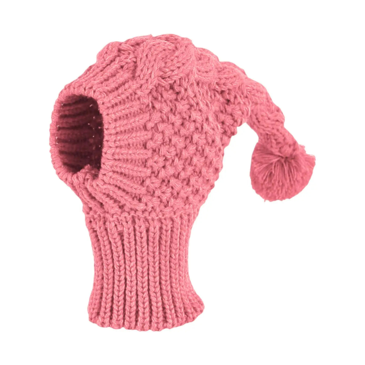Winter Knitted Dog Hat with Pom – Soft Pet Beanie