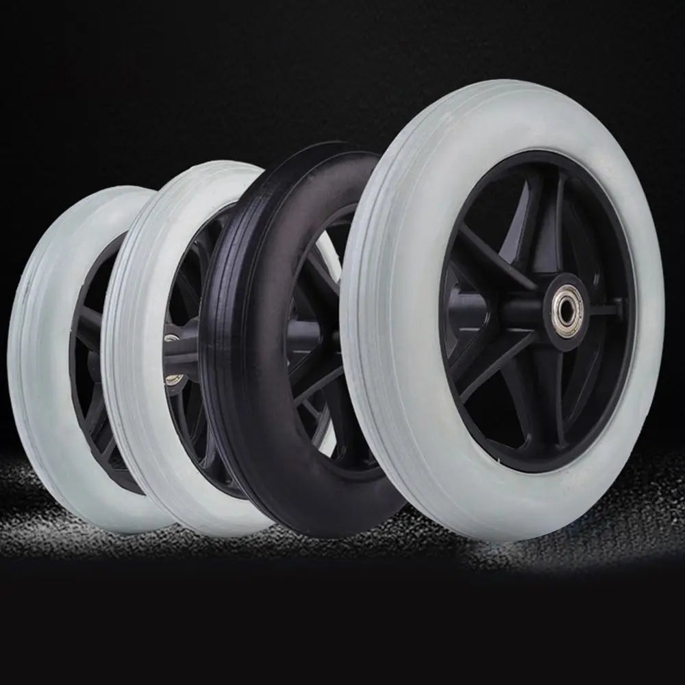 Rubber Caster Wheels 6/7/8 Inch – Anti-Slip Trolley Replacement