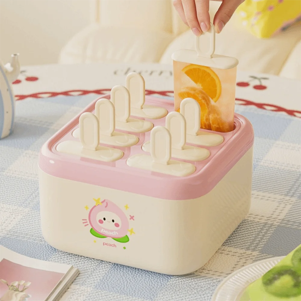 Reusable DIY Popsicle Mold with Lid – Ice Cream Cube Tray