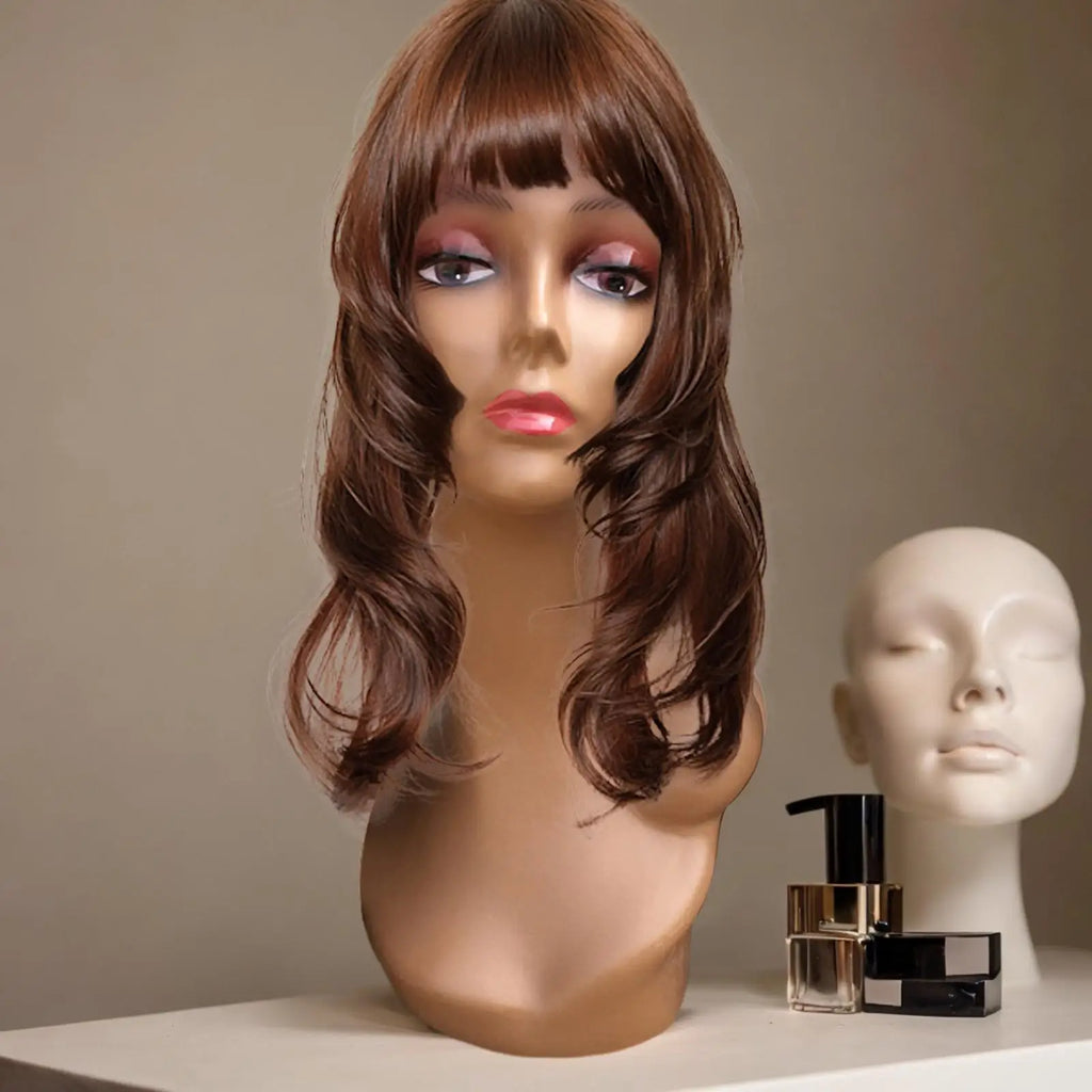 Female Mannequin Head with Shoulders 48cm – Wig & Display