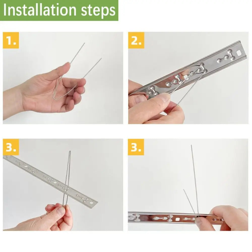 Stainless Steel Bird Spikes 25/33/50cm – Anti-Perch Deterrent