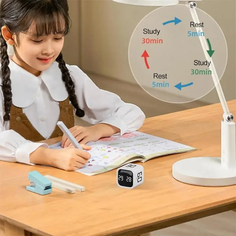 Gravity Flip Digital Countdown Timer – Study & Kitchen Clock