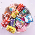 20PCS Kawaii Resin Fruit Drink Flatback 3D Figurines for DIY