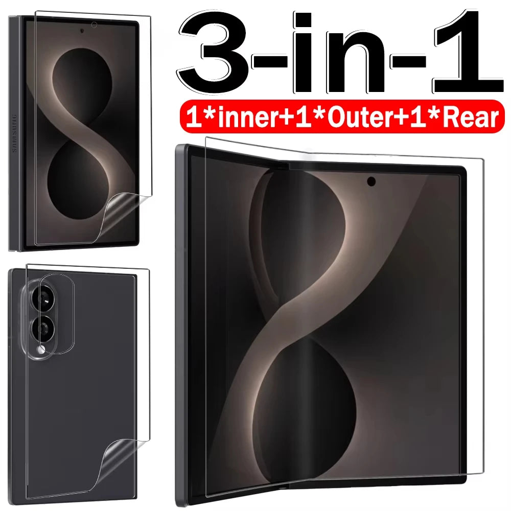 3-in-1 Hydrogel Screen Protector for Samsung Galaxy Z Fold & Flip
