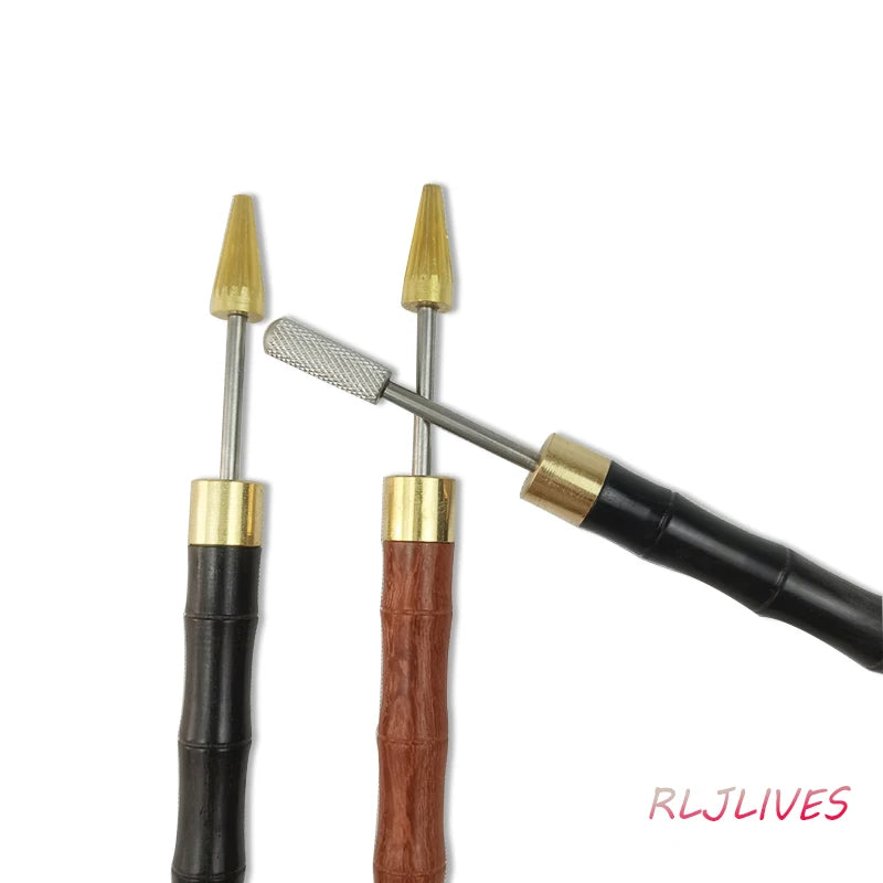 DIY Leather Edge Oil Pen & Brass Paint Roller Applicator