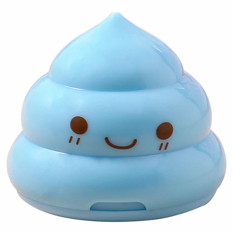 Poop Emoji Mini Double Hole Pencil Sharpener for Kids