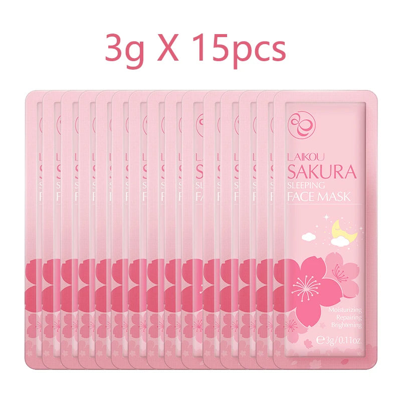 LAIKOU Sakura Overnight Sleeping Face Mask – Hydrating 80g