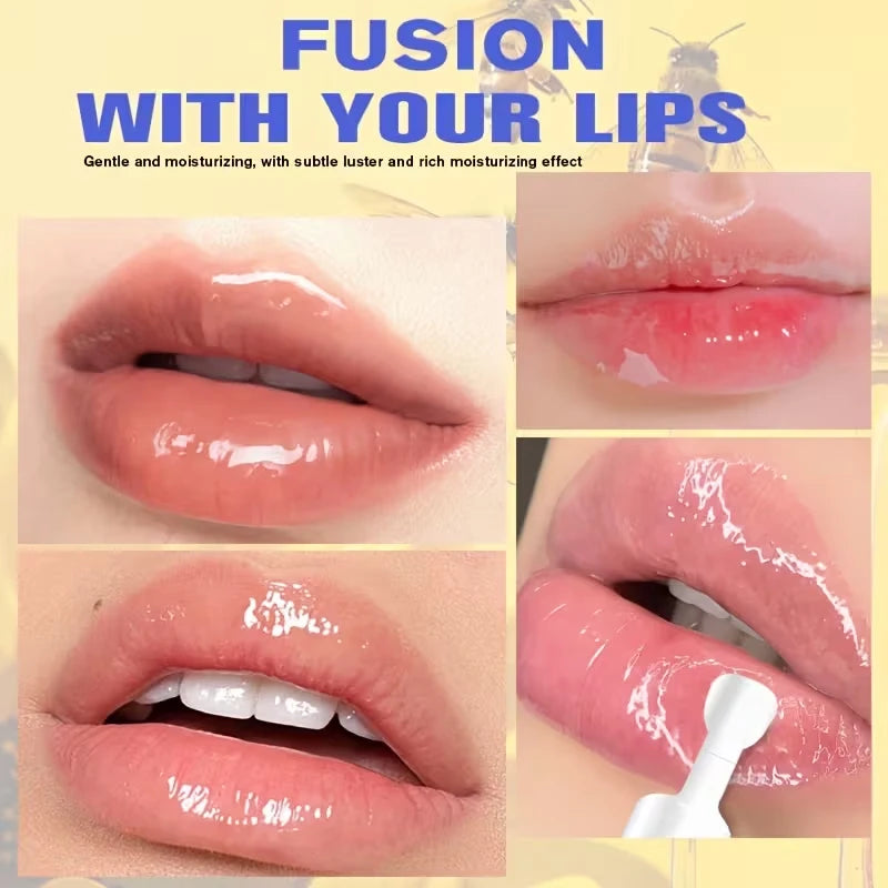 ROZINO Bee Venom Collagen Lip Mask | 360° Roll-On Plumper