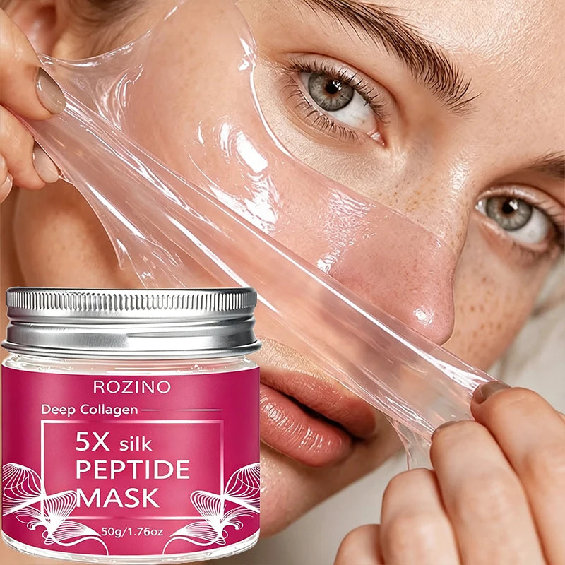 ROZINO Pink Silk Peptide Peel-Off Mask – Hydrate & Brighten