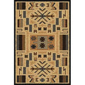 Southwestern Navajo Aztec Printed Area Rug – Non-Slip Carpet