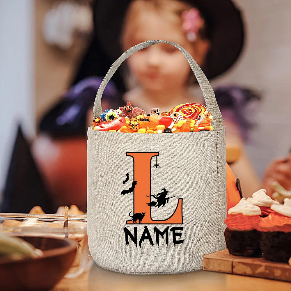 Personalized Halloween Trick or Treat Bag – Kids' Candy Tote