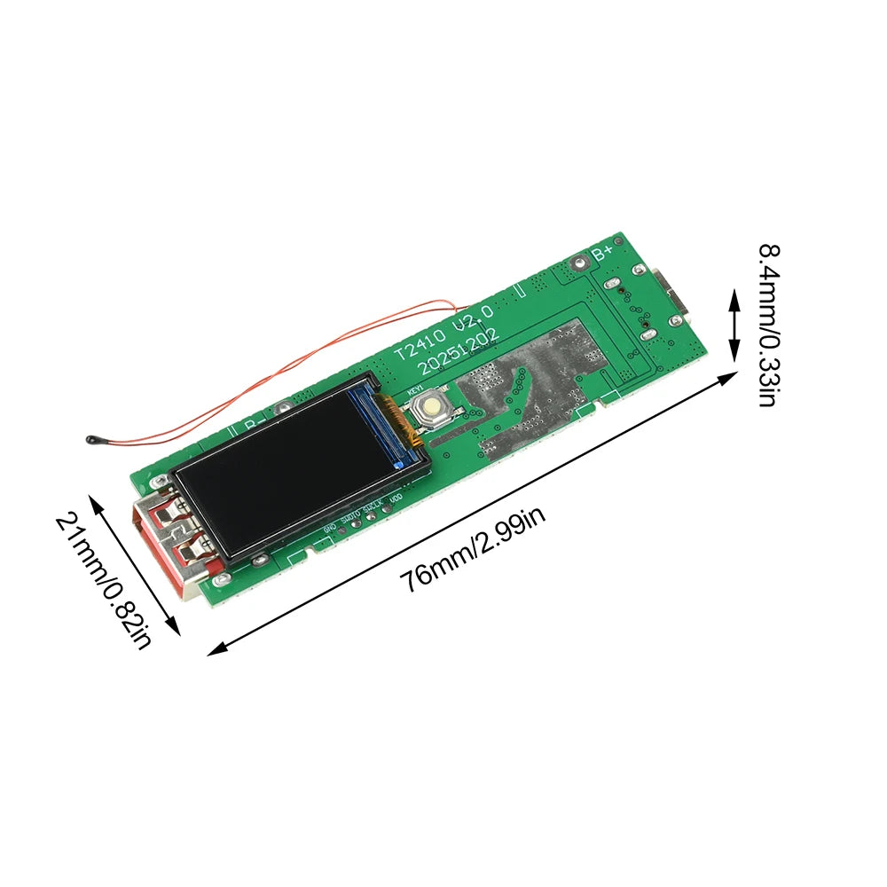 22.5W Fast-Charging DIY Power Bank Kit | TFT Display Module