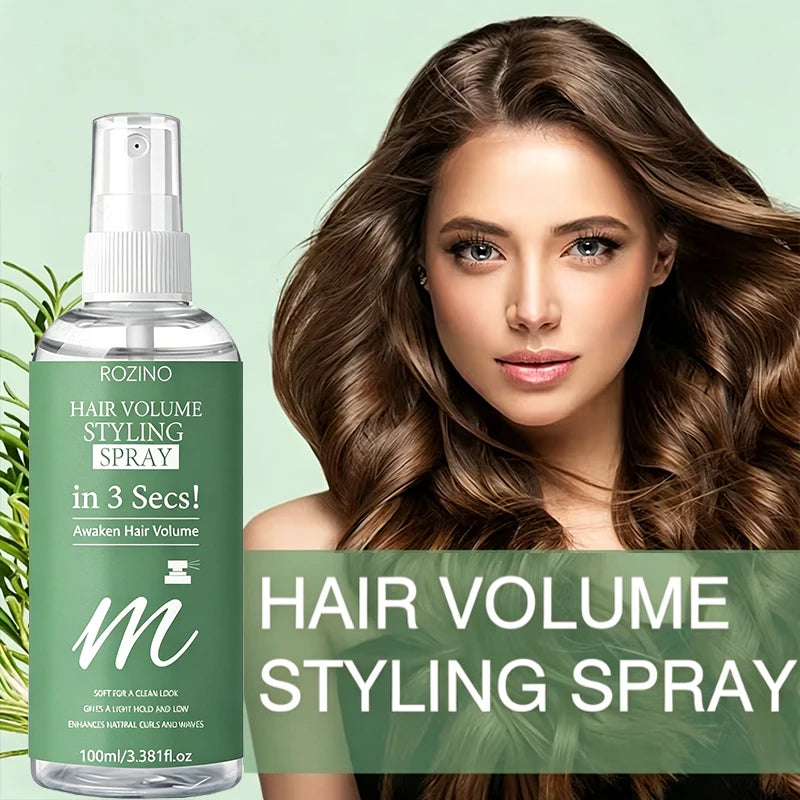 ROZINO Hair Volumizing Spray 3.38 oz – Light Hold & Shine