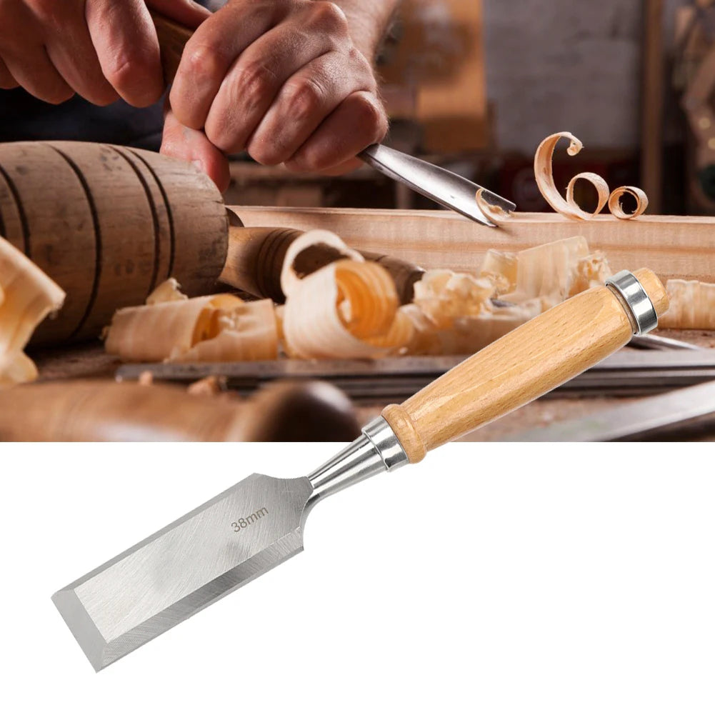 38mm Flat Wood Chisel – Chrome Alloy Steel Woodworking Tool