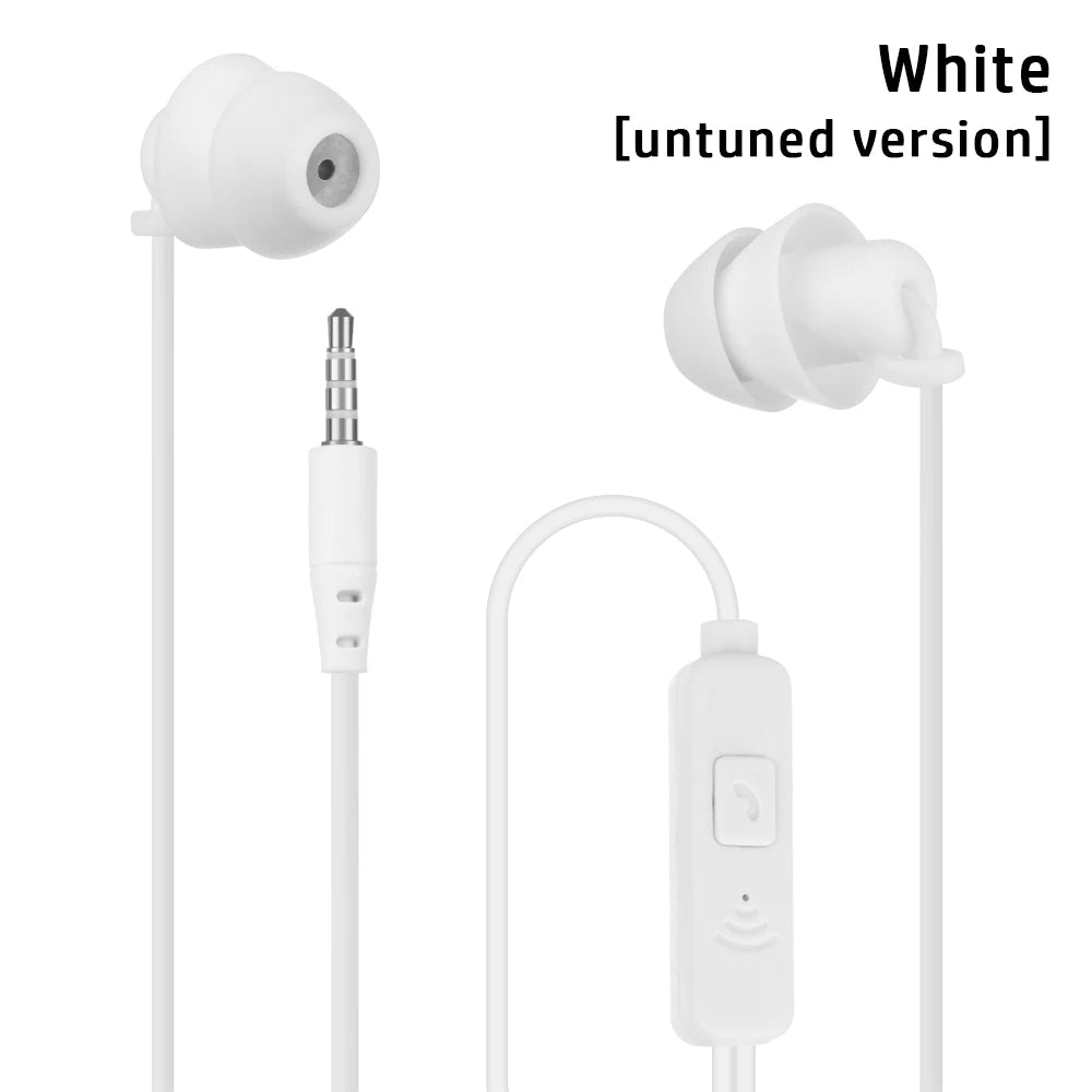 Wired In-Ear Sleep Earphones | Noise Reduction Soft Silicone
