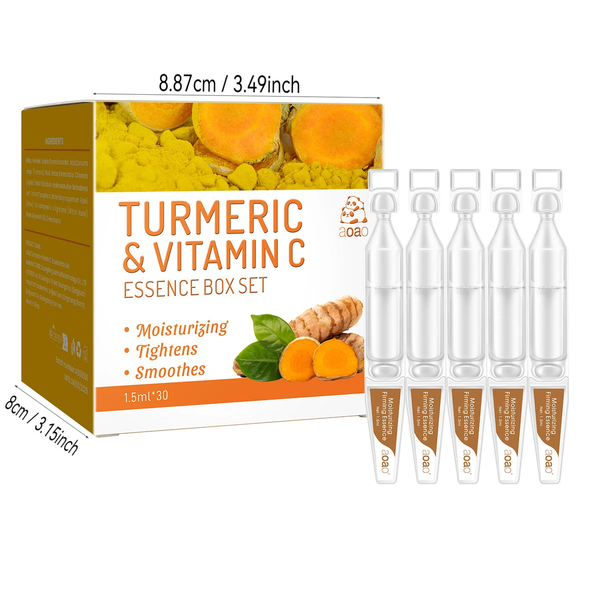 Turmeric & Vitamin C Face Serum – Aloe Vera & Vitamin E