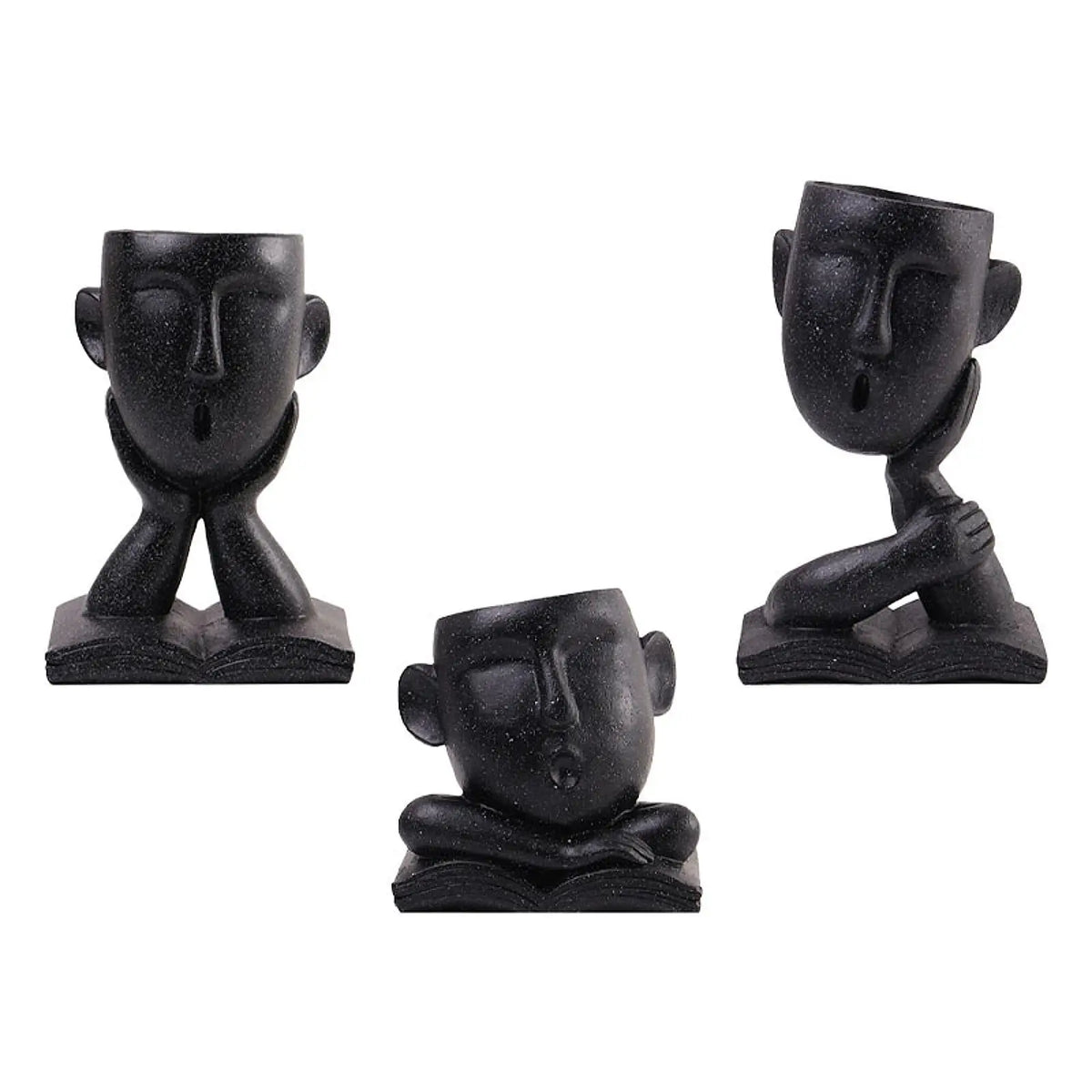 Resin Book Character Planter – Decorative Desk & Shelf Pot