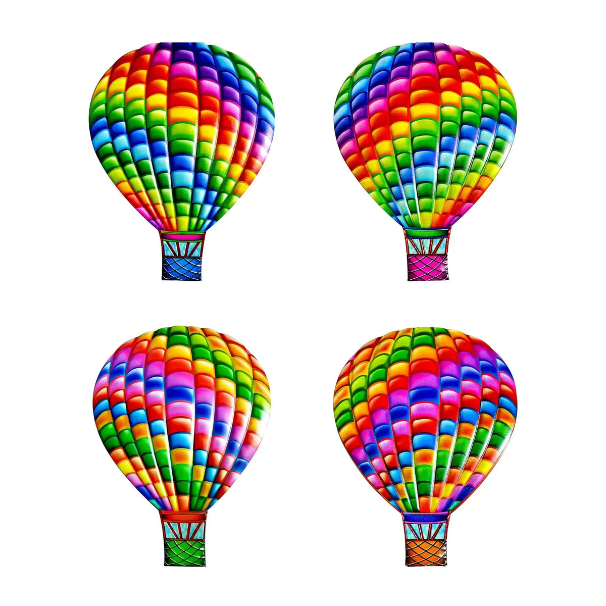 Metal Hot Air Balloon Hanging Ornament | Home & Party Decor