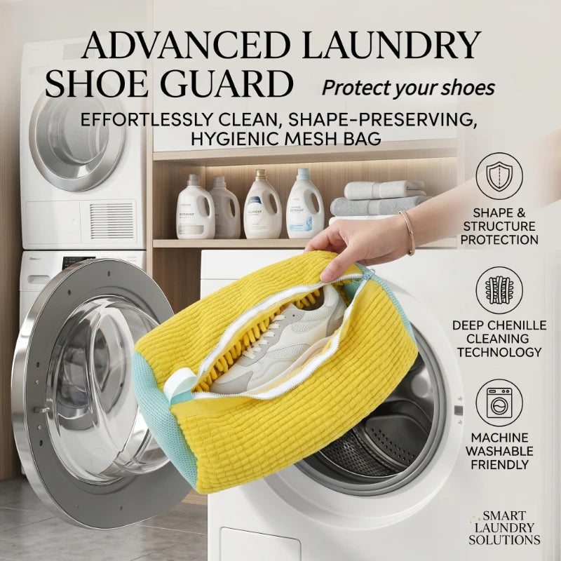 Shoe Washing Bag – Reusable Laundry Bag with Zipper