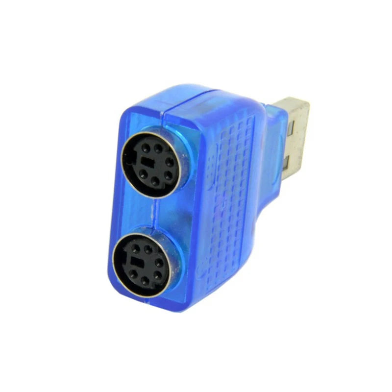 USB to Dual PS/2 Adapter – Keyboard & Mouse Cable Converter