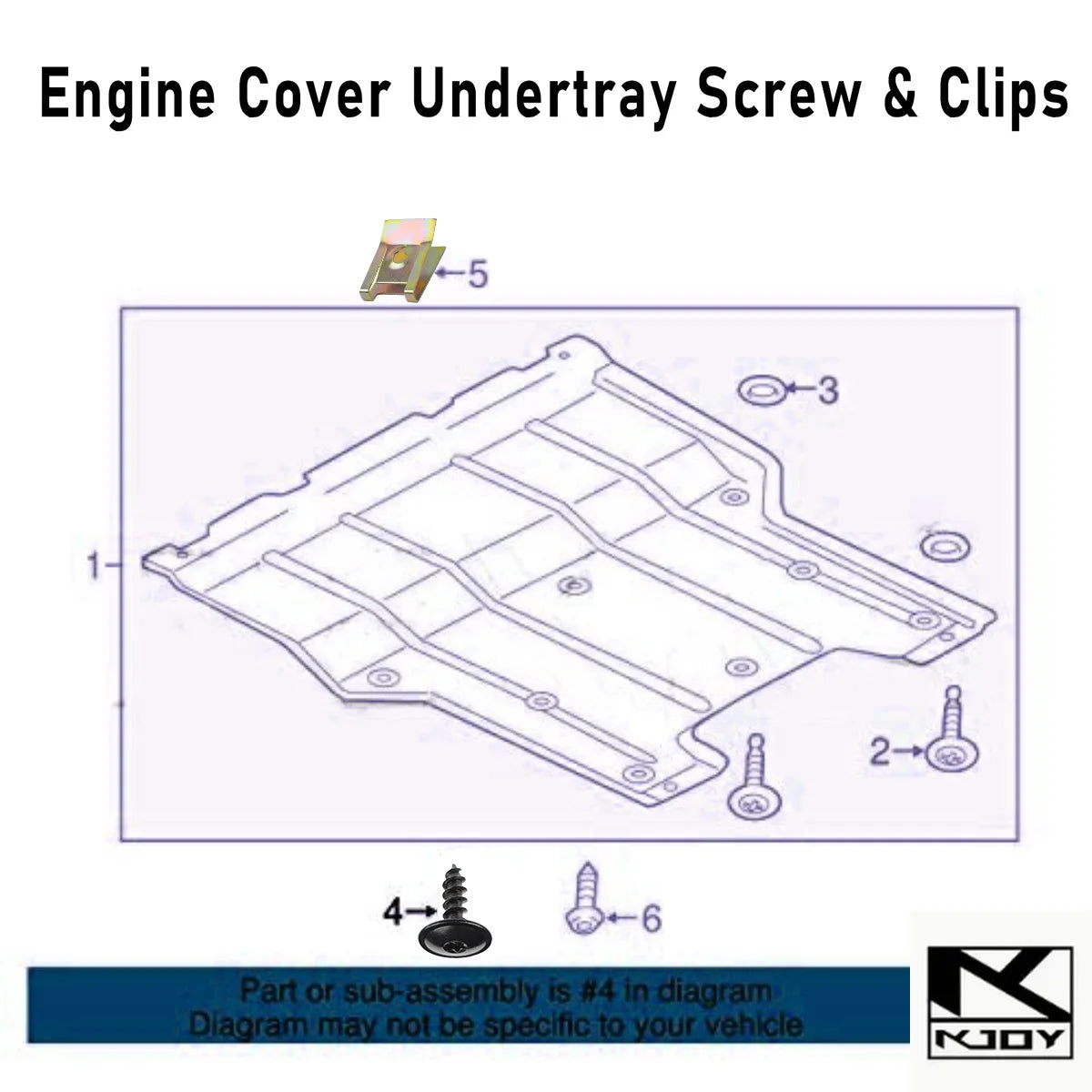 Wheel Arch Torx Screws & Nut Clips – VW Audi N90974701
