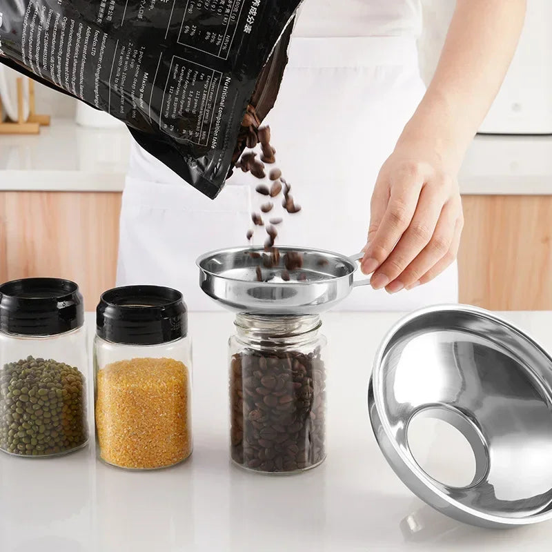 Stainless Steel Wide Mouth Canning Funnel for Mason Jars