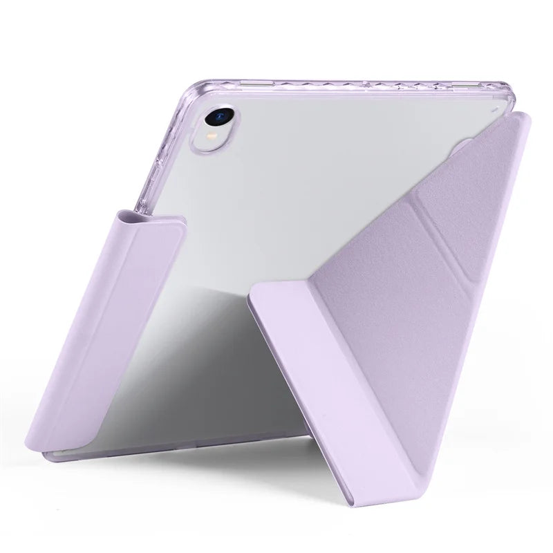 Samsung Galaxy Tab S11 11" Smart Fold PU Leather Acrylic Case