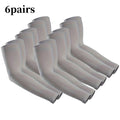 6-Pair UV Cooling Arm Sleeves – Unisex Sun Protection Sport