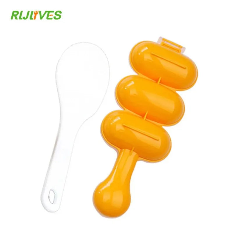 DIY Rice Ball Sushi Maker Mold Set with Spoon – Ball Shape
